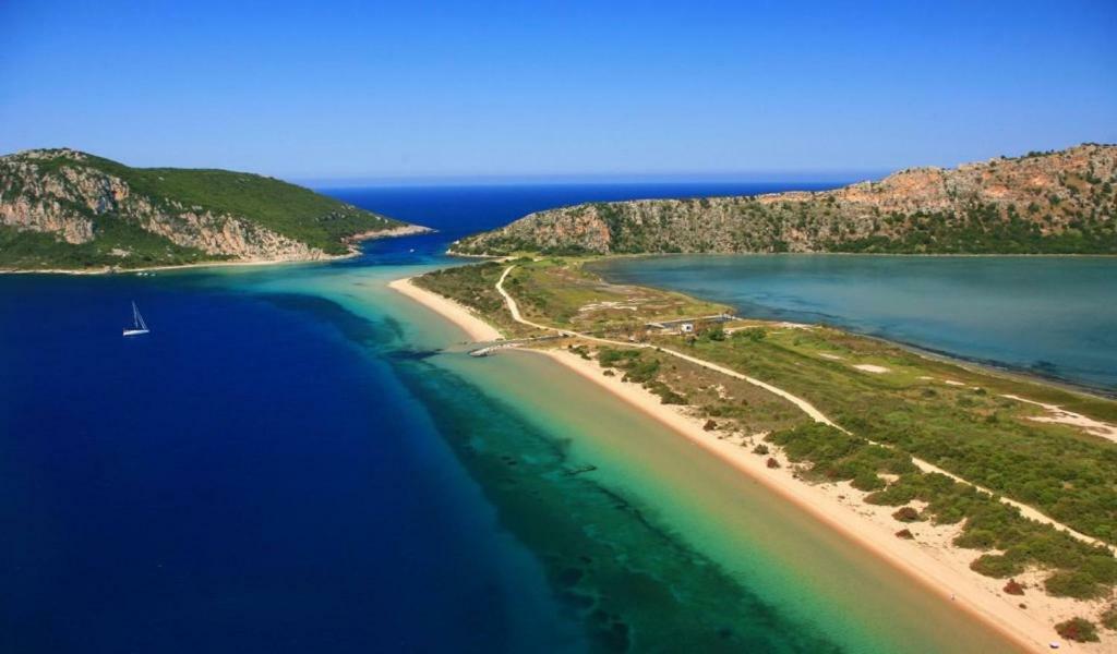 Apartmán The House Of "Angelina", Magnificent View Of The Sea Methoni  Exteriér fotografie